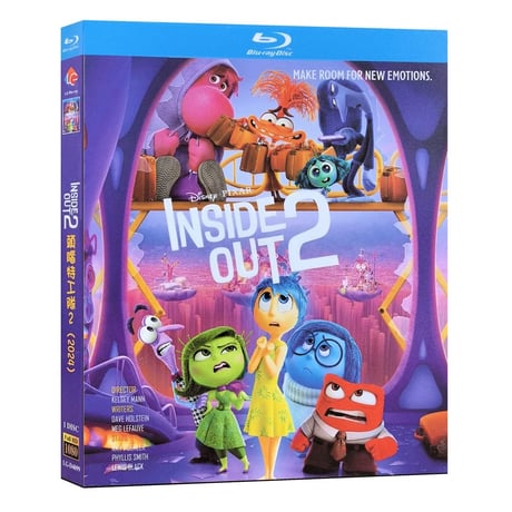 日本語吹替「インサイド・ヘッド2」ブルーレイ DVD Blu-ray 高画質 正規品