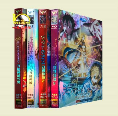 ソードアートオンライン Season1+2+3+GGO 豪華版 DVD-BOX 全巻